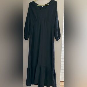 Chico’s Cotton Gauze Maxi Dress L